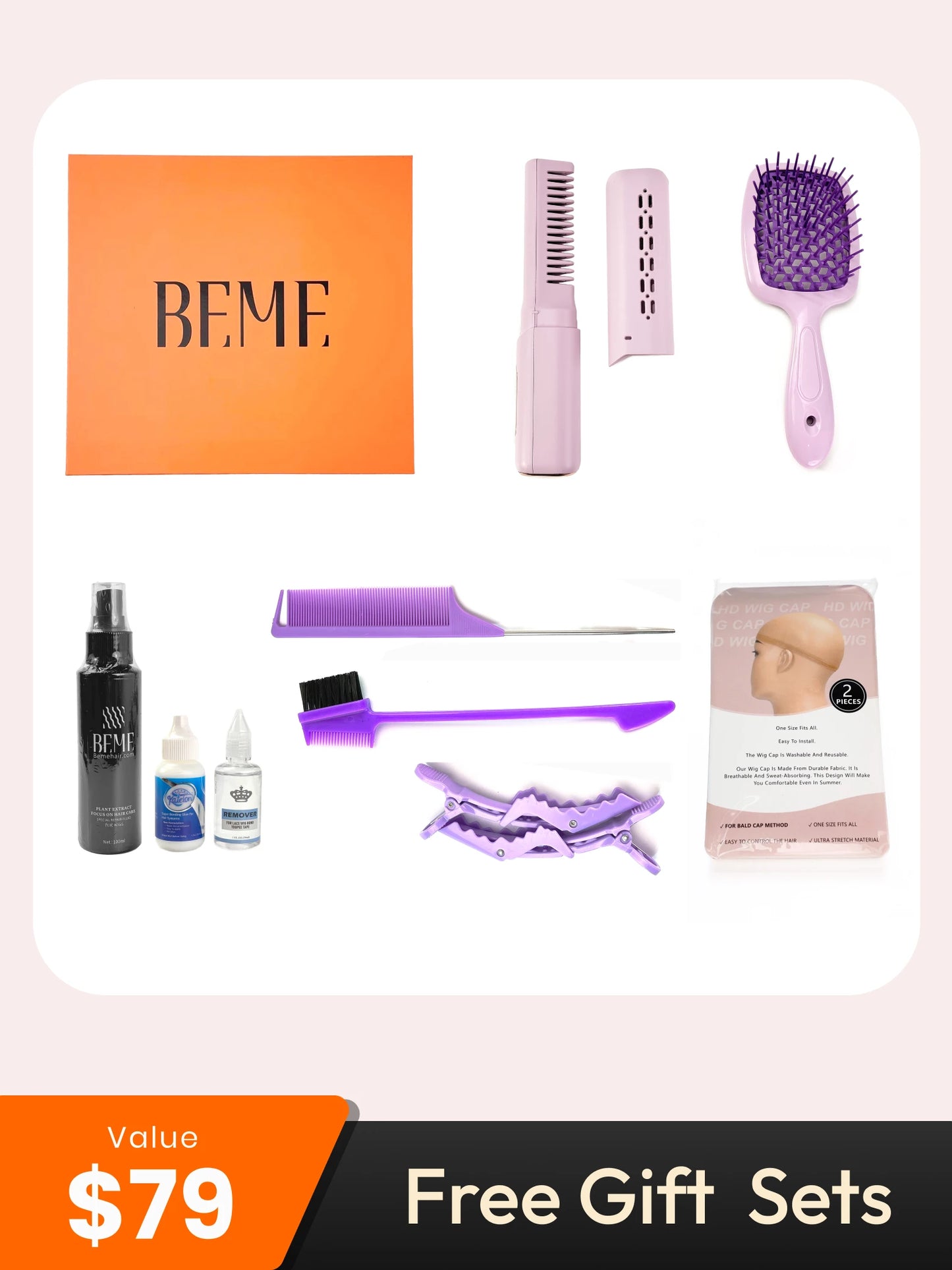 Beme 13x4 Glueless ReadyWear Brown Highlights Body Wave Wig 100% Human Hair