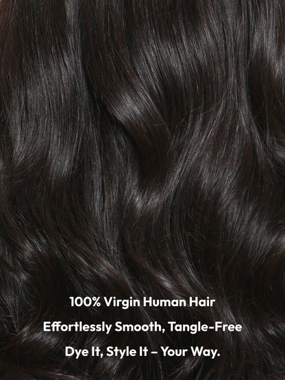 Beme 13x4 Glueless ReadyWear MultiLace Natural Black Straight Wig Real Ear To Ear With Invisi Drawstring Wig Lace Fit Better