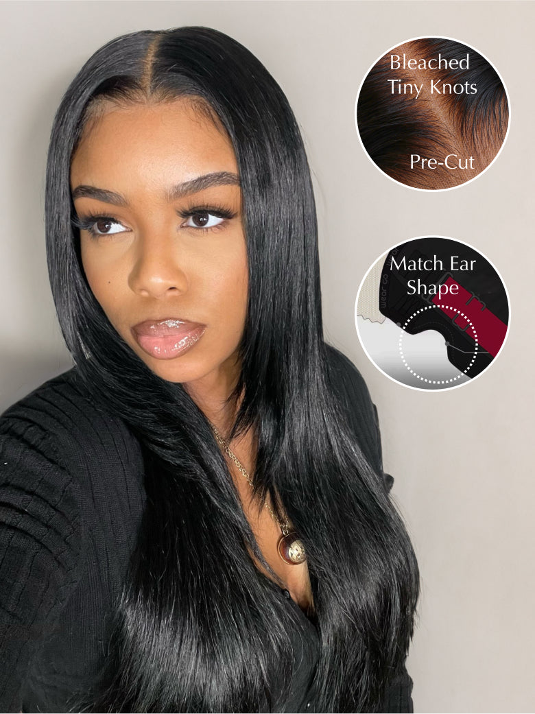 Beme Pre everything 7x5 Black Straight Wig With 100% Human Hair