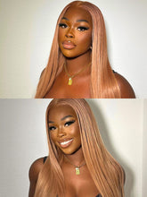 Beme Glueless ReadyWear 13x4 Honey Blonde Straight Wig 100% Human Hair