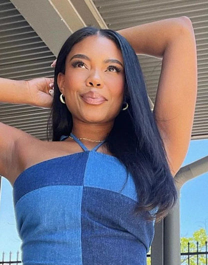 Beme V Part 2.0 Kinky Straight Glueless Wigs 100% Human hair