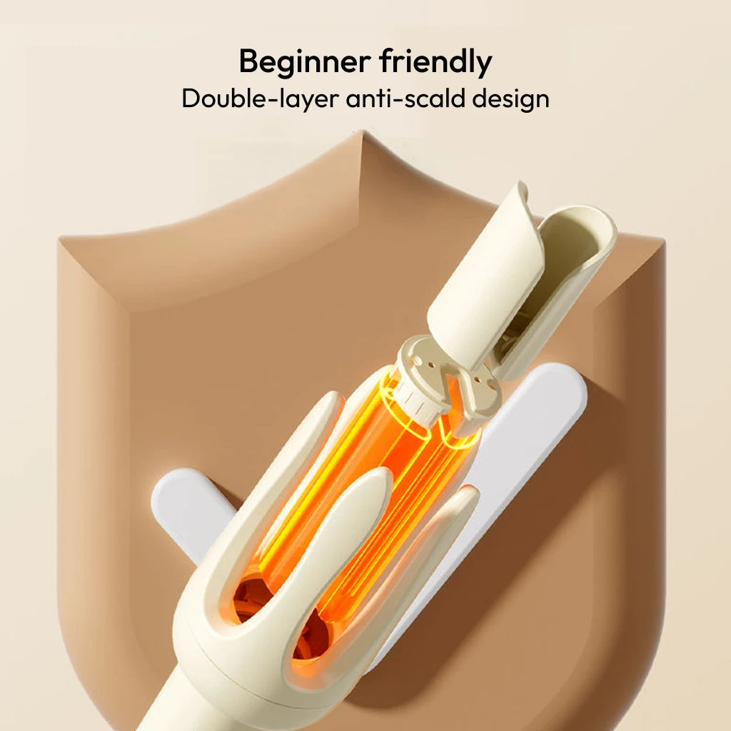 Fully Automatic 32mm Negative Ion Hair Curler Gentle Hair Friendly for Beginners