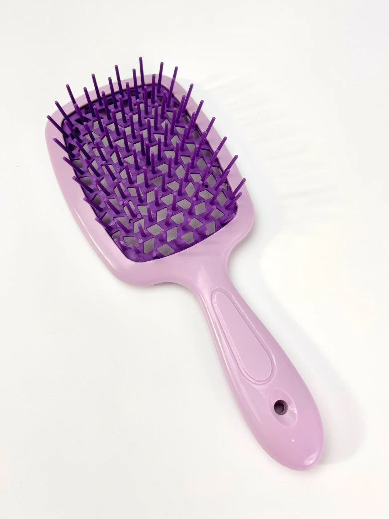 Beme Anti-knotting Purple Hollow Comb