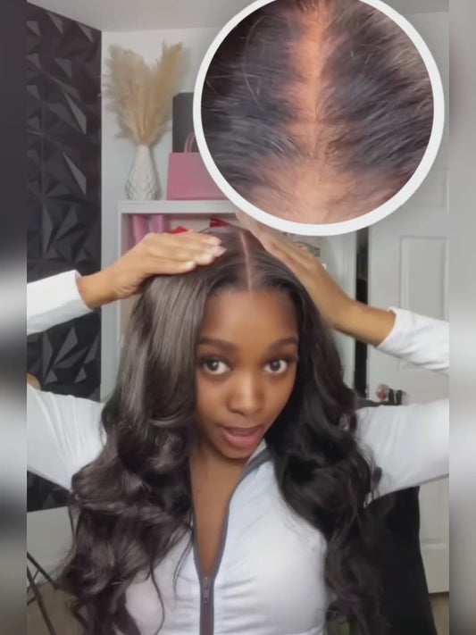 Beme 13x4 Glueless ReadyWear MultiLace Natural Black Straight Wig Real Ear To Ear With Invisi Drawstring Wig Lace Fit Better