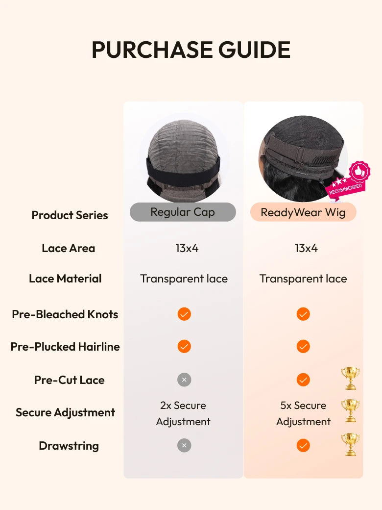 Beme 13x4 Glueless ReadyWear Hot Toffee Brown Body Wave Wig 100% Human Hair